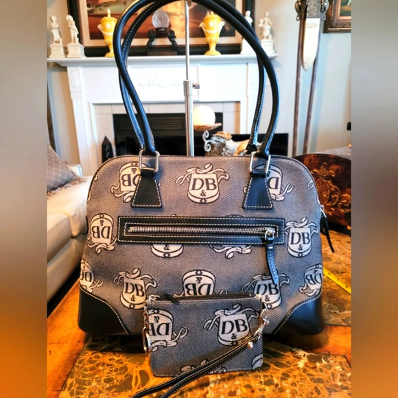 Dooney & Bourke Handbags - Dooney & Bourke Donegal Crest Logo Satchel Bag